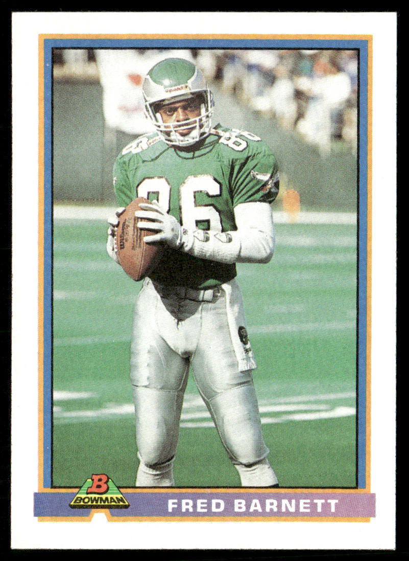 Fred Barnett 1991 Bowman #401 Philadelphia Eagles
