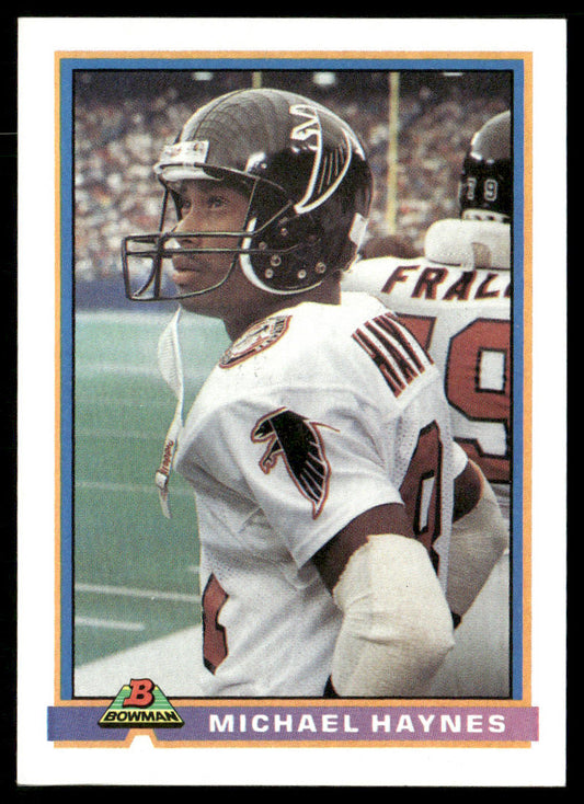 Michael Haynes 1991 Bowman #17 Atlanta Falcons