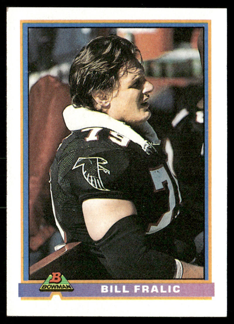 Bill Fralic 1991 Bowman #21 Atlanta Falcons