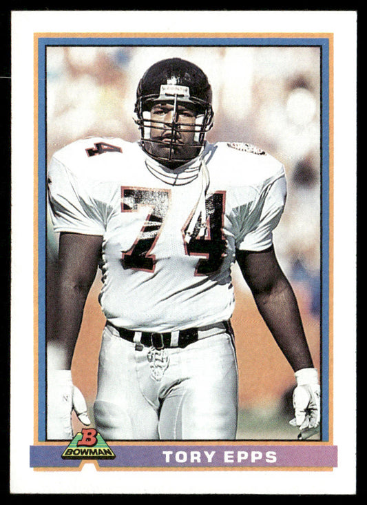 Tory Epps 1991 Bowman #25 Atlanta Falcons