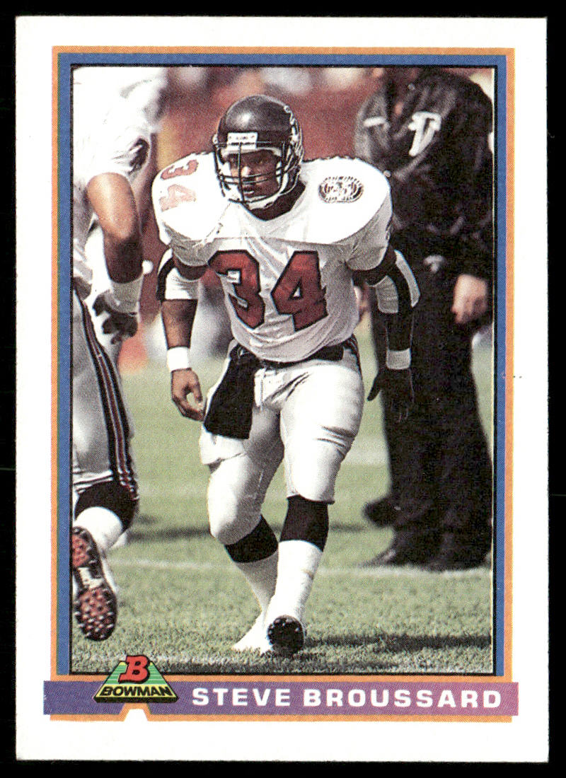 Steve Broussard 1991 Bowman #27 Atlanta Falcons