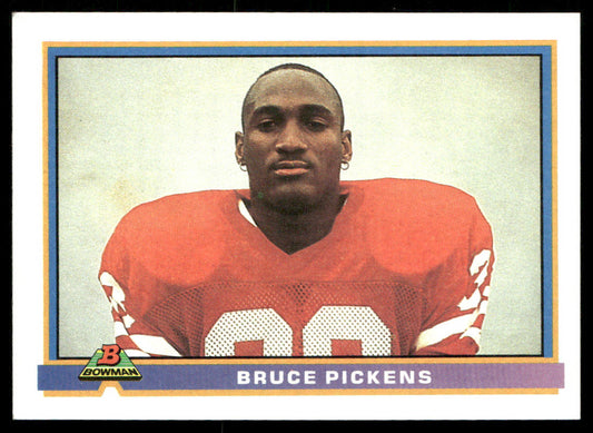 Bruce Pickens 1991 Bowman #28 RC Atlanta Falcons