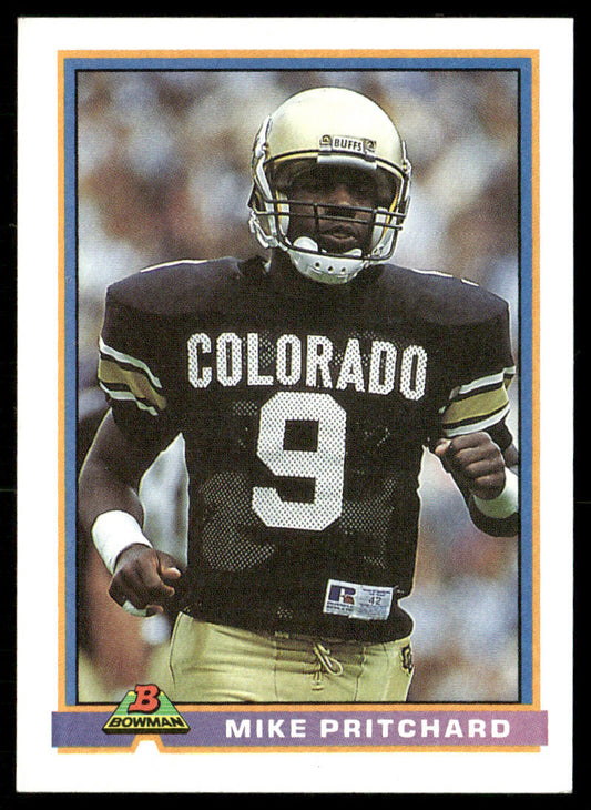 Mike Pritchard 1991 Bowman #29 RC Atlanta Falcons
