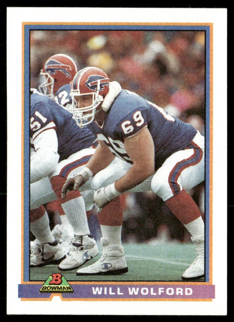 Will Wolford 1991 Bowman #39 Buffalo Bills