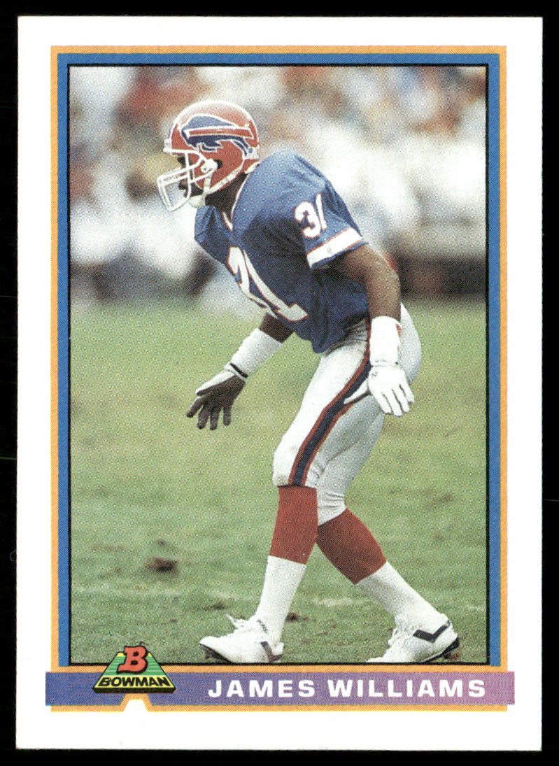 James Williams 1991 Bowman #40 Buffalo Bills
