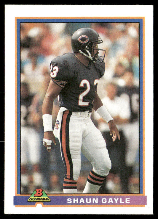 Shaun Gayle 1991 Bowman #52 Chicago Bears