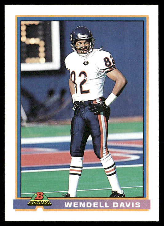 Wendell Davis 1991 Bowman #53 Chicago Bears