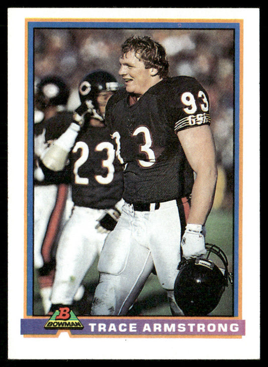 Trace Armstrong 1991 Bowman #66 Chicago Bears