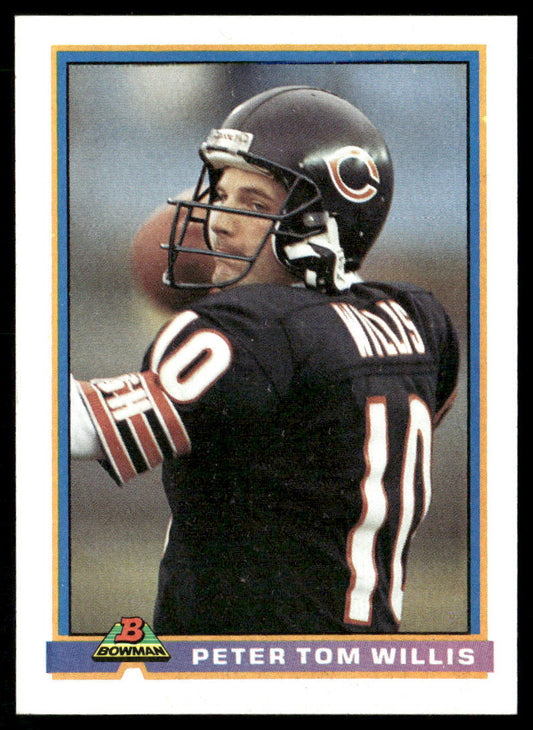 Peter Tom Willis 1991 Bowman #68 Chicago Bears