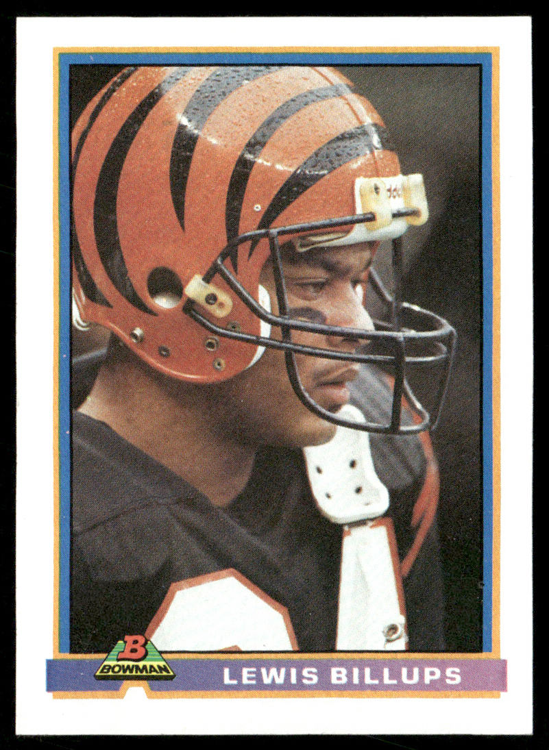 Lewis Billups 1991 Bowman #74 Cincinnati Bengals