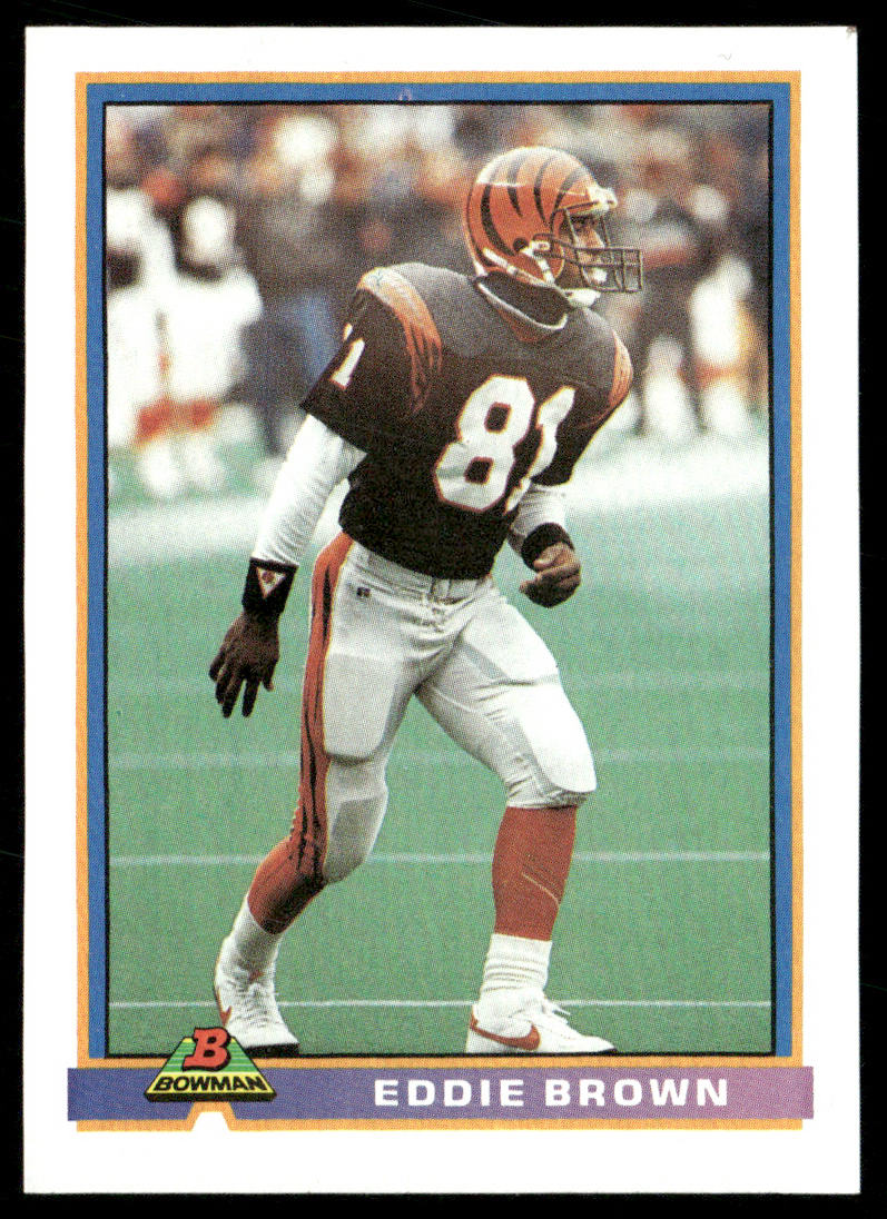 Eddie Brown 1991 Bowman #77 Cincinnati Bengals