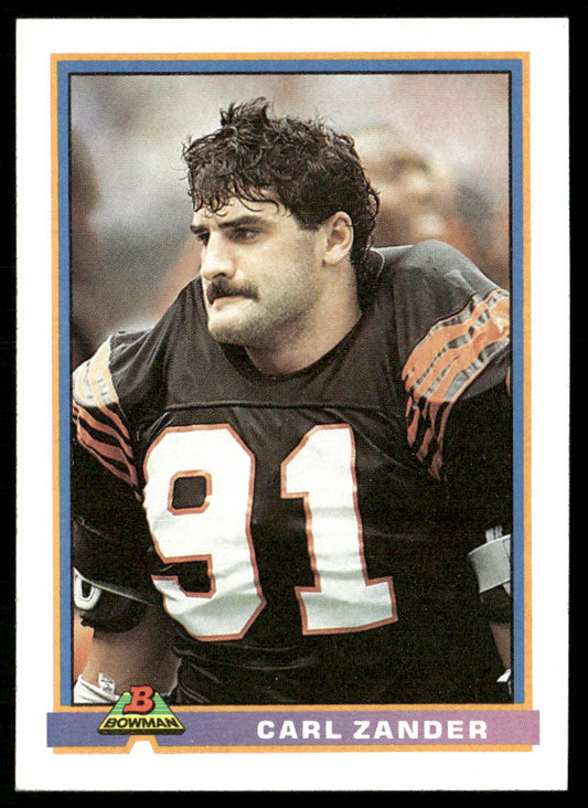 Carl Zander 1991 Bowman #80 Cincinnati Bengals