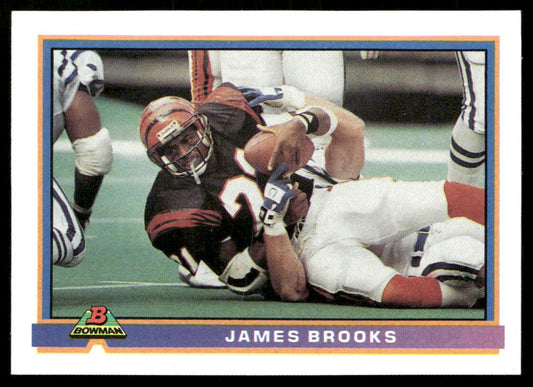 James Brooks 1991 Bowman #82 Cincinnati Bengals