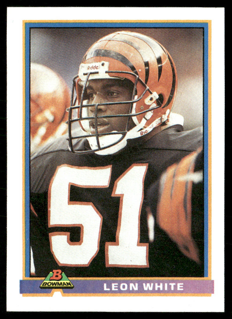 Leon White 1991 Bowman #85 Cincinnati Bengals