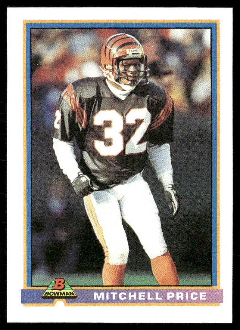 Mitchell Price 1991 Bowman #87 RC Cincinnati Bengals