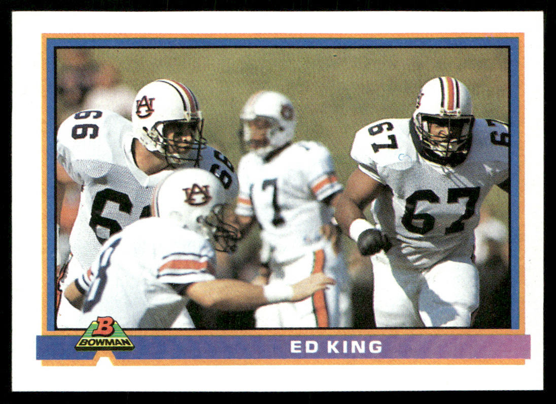 Ed King 1991 Bowman #88 RC Cleveland Browns