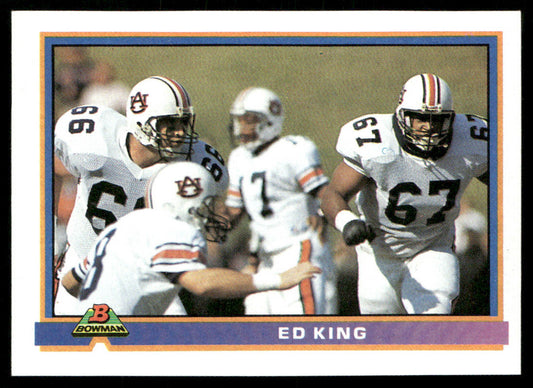 Ed King 1991 Bowman #88 RC Cleveland Browns