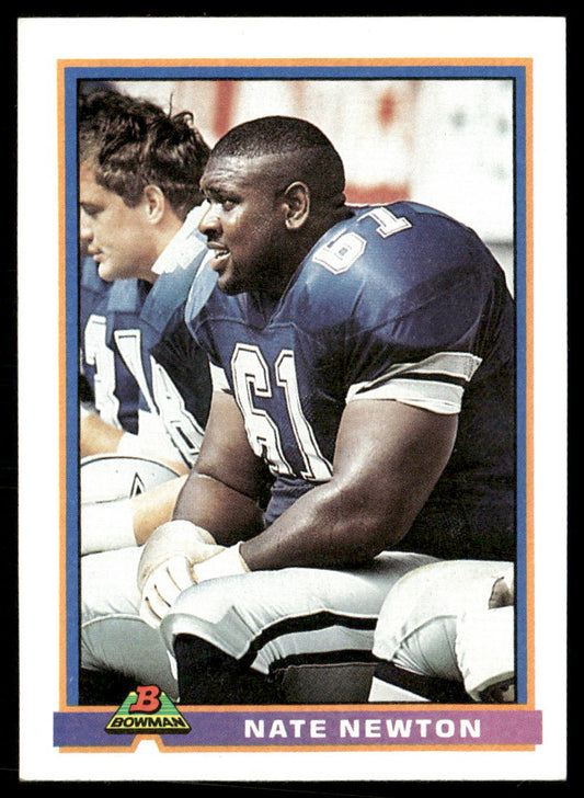 Nate Newton 1991 Bowman #106 Dallas Cowboys
