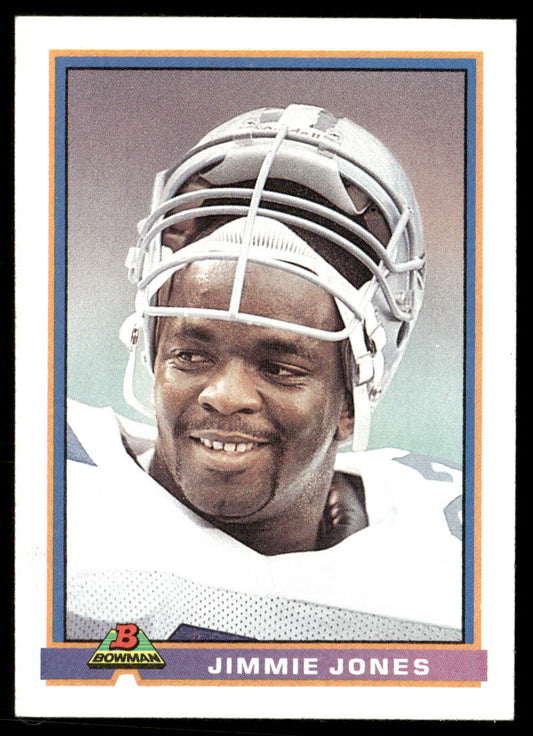 Jimmie Jones 1991 Bowman #107 Dallas Cowboys