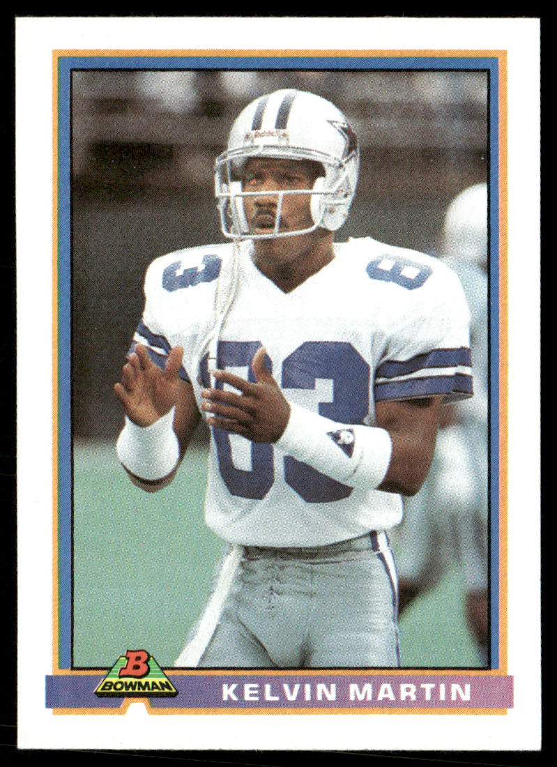 Kelvin Martin 1991 Bowman #116 Dallas Cowboys