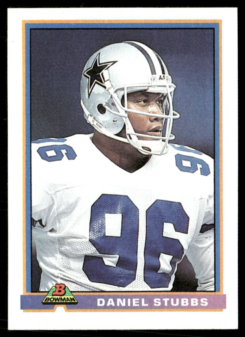 Daniel Stubbs 1991 Bowman #119 Dallas Cowboys