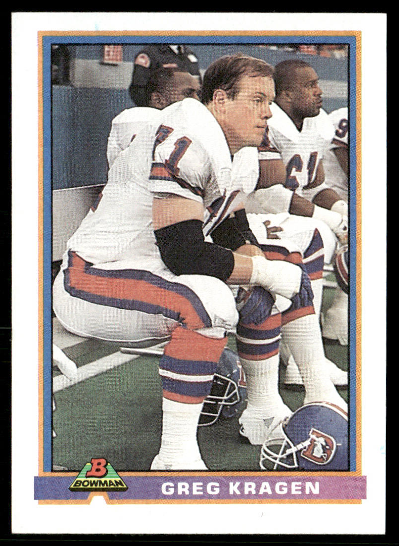 Greg Kragen 1991 Bowman #126 Denver Broncos
