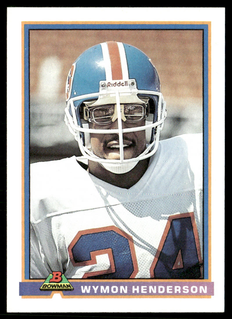 Wymon Henderson 1991 Bowman #129 Denver Broncos