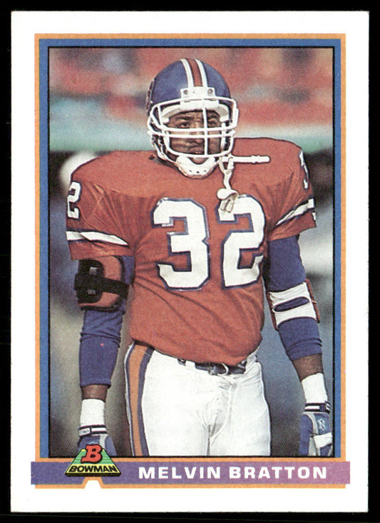 Melvin Bratton 1991 Bowman #138 Denver Broncos