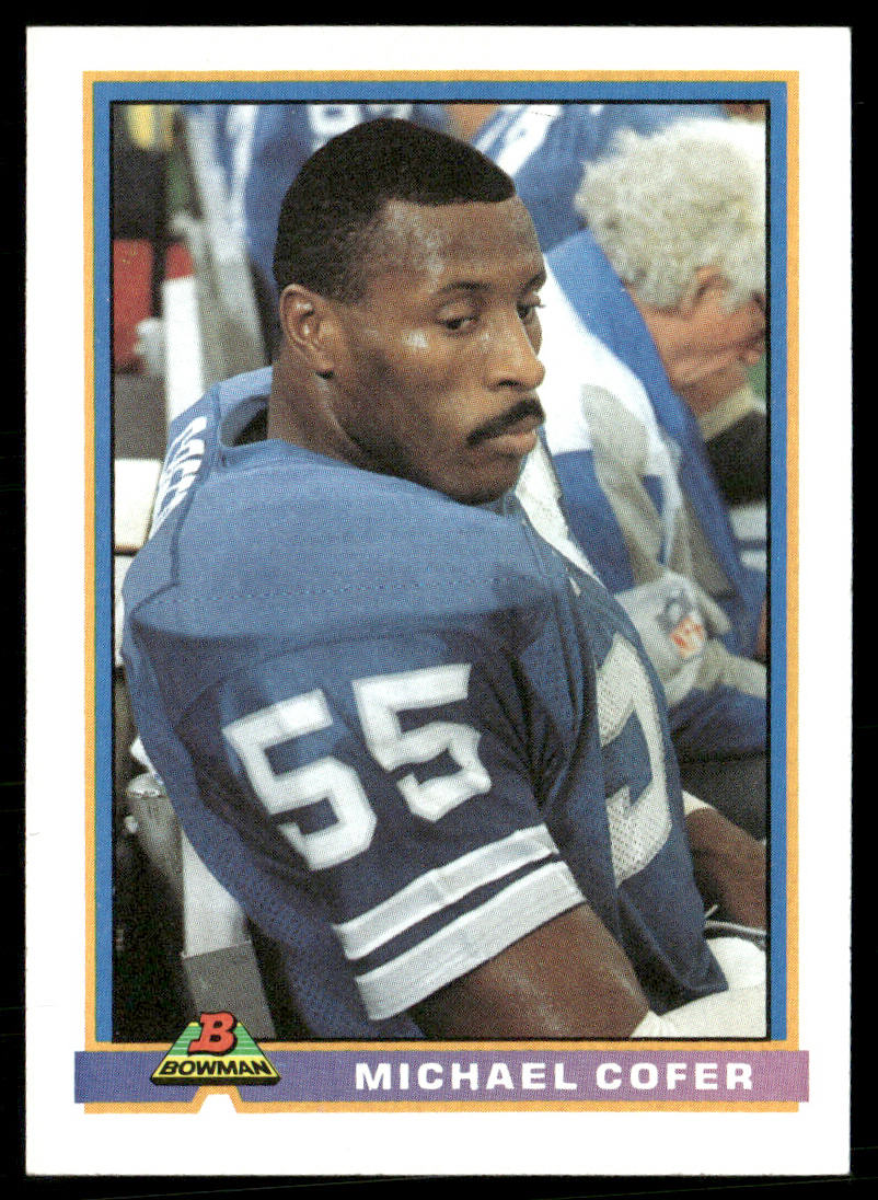 Michael Cofer 1991 Bowman #144 Detroit Lions
