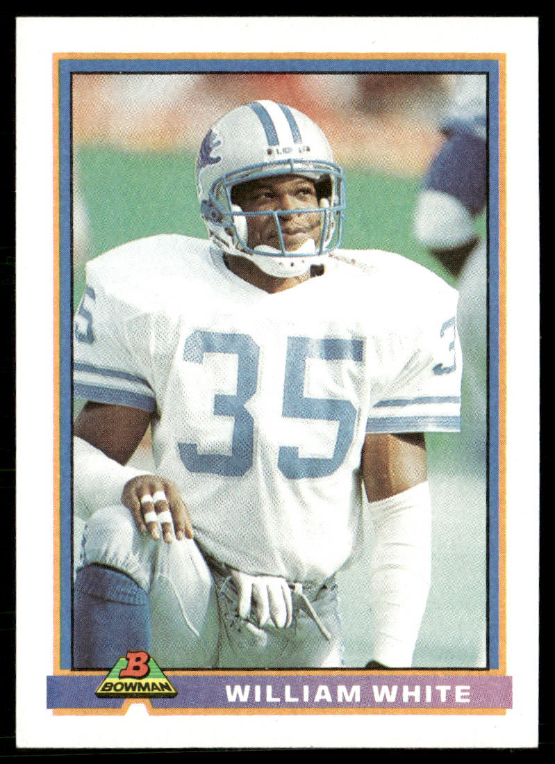 William White 1991 Bowman #149 Detroit Lions