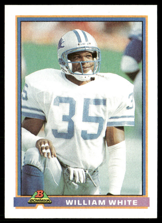 William White 1991 Bowman #149 Detroit Lions