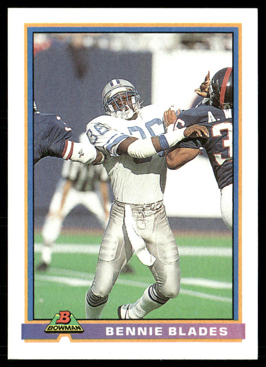 Bennie Blades 1991 Bowman #152 Detroit Lions