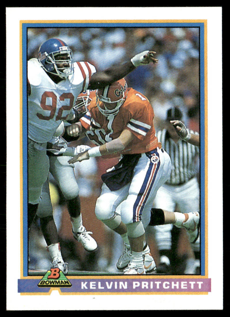 Kelvin Pritchett 1991 Bowman #157 RC Detroit Lions