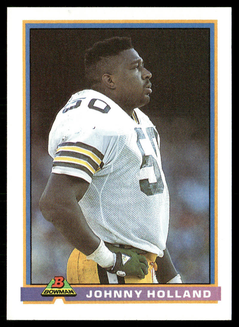 Johnny Holland 1991 Bowman #162 Green Bay Packers