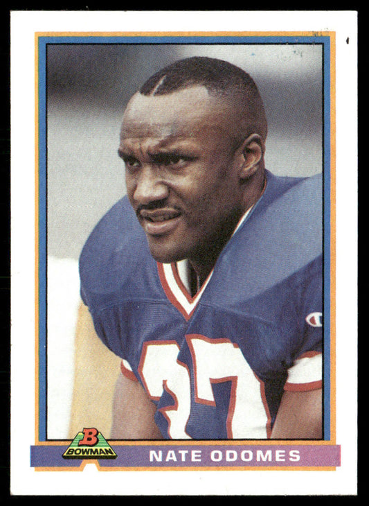 Nate Odomes 1991 Bowman #32 Buffalo Bills