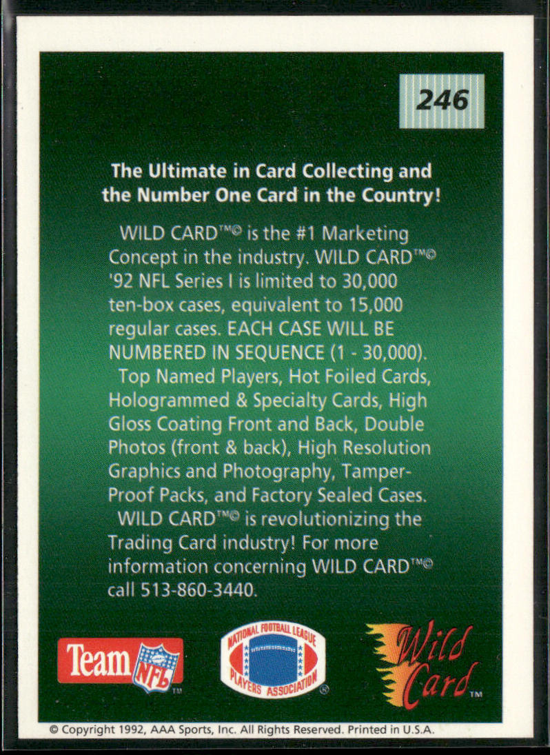 Checklist 5: 201-250 1992 Wild Card #250