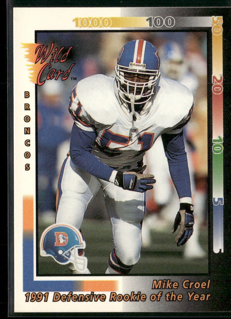 Mike Croel 1992 Wild Card #241 Denver Broncos