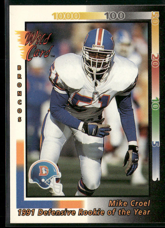 Mike Croel 1992 Wild Card #241 Denver Broncos