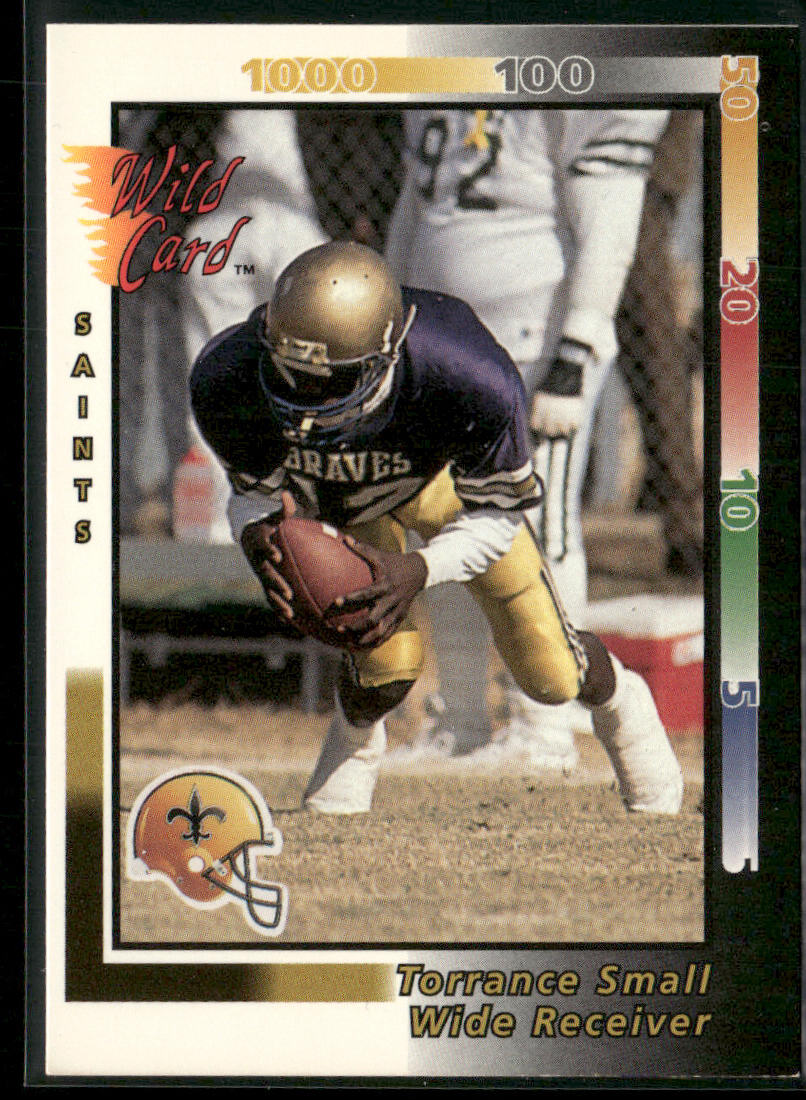 Torrance Small 1992 Wild Card #217 RC New Orleans Saints
