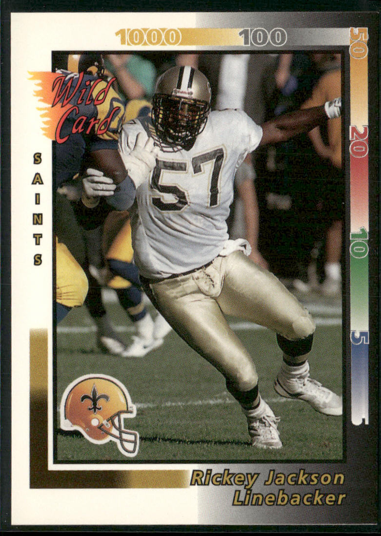 Rickey Jackson 1992 Wild Card #213 New Orleans Saints