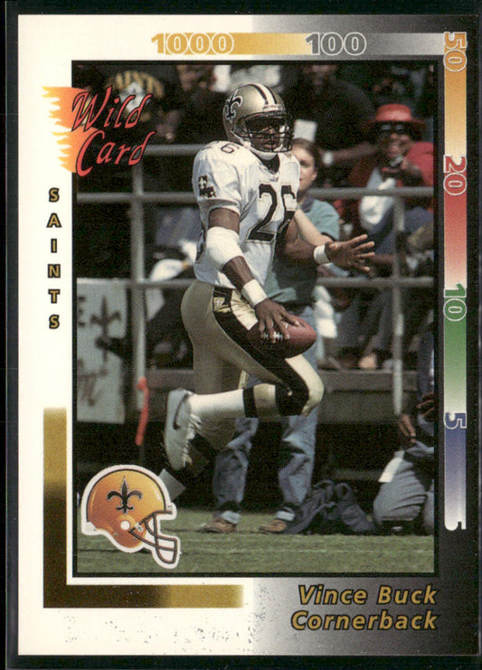 Vince Buck 1992 Wild Card #208 New Orleans Saints
