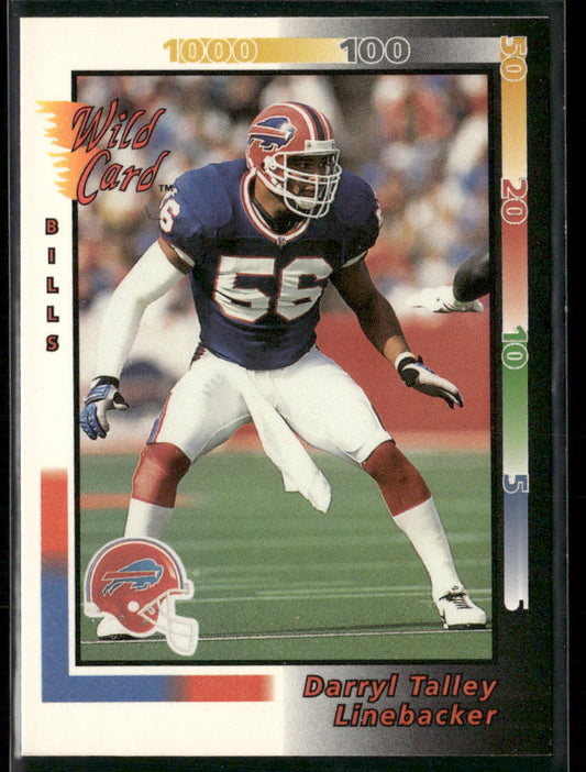 Darryl Talley 1992 Wild Card #206 Buffalo Bills