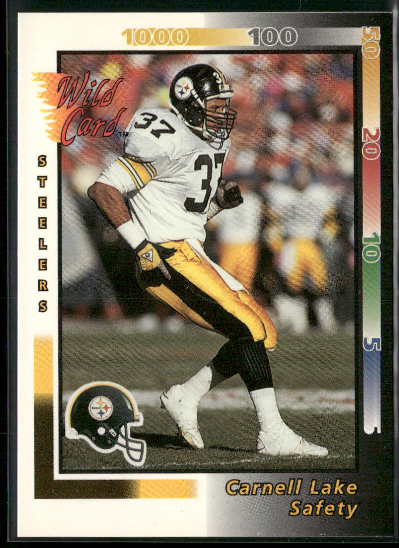 Carnell Lake 1992 Wild Card #200 Pittsburgh Steelers