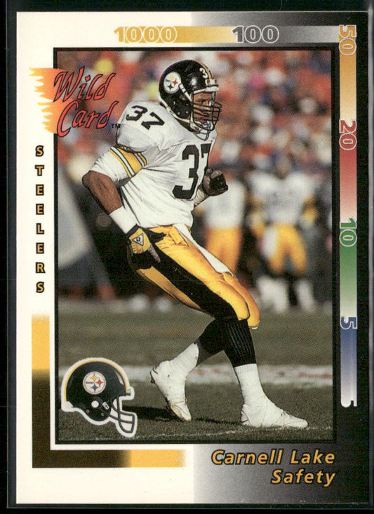 Carnell Lake 1992 Wild Card #200 Pittsburgh Steelers