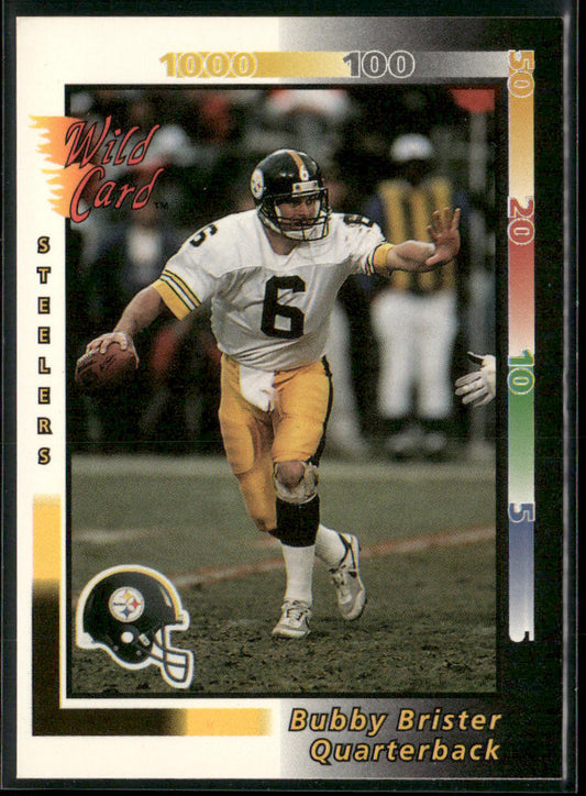 Bubby Brister 1992 Wild Card #197 Pittsburgh Steelers