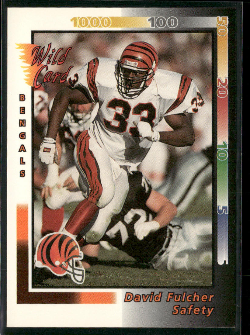 David Fulcher 1992 Wild Card #195 Cincinnati Bengals
