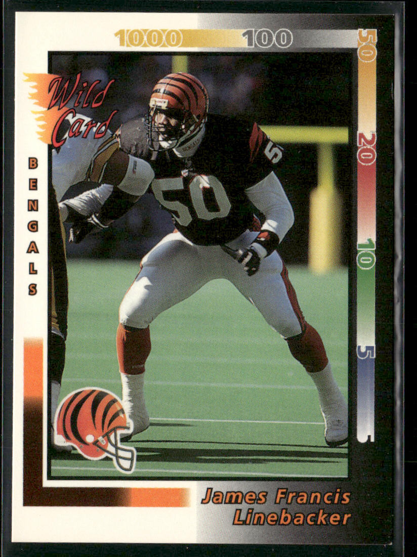James Francis 1992 Wild Card #193 Cincinnati Bengals