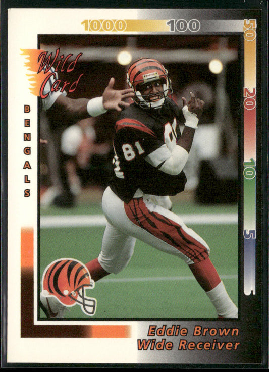 Eddie Brown 1992 Wild Card #190 Cincinnati Bengals