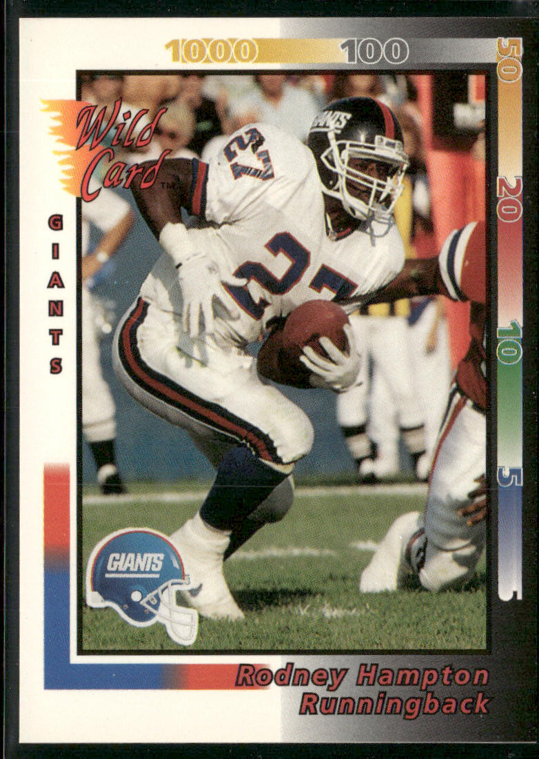 Rodney Hampton 1992 Wild Card #187 New York Giants