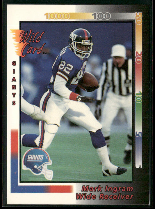 Mark Ingram 1992 Wild Card #186 New York Giants